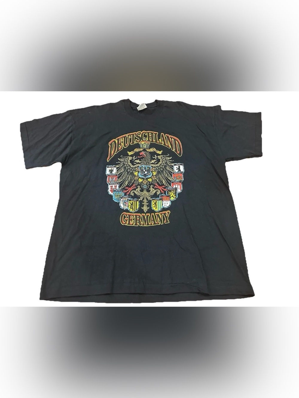 Vintage Screen Stars‎ Germany T Shirt XXL Deutschland Coat of Arms Eagle Crest